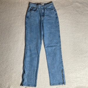 Social Tourist Straight Leg Zipper Ankle Size 3 R / W 26